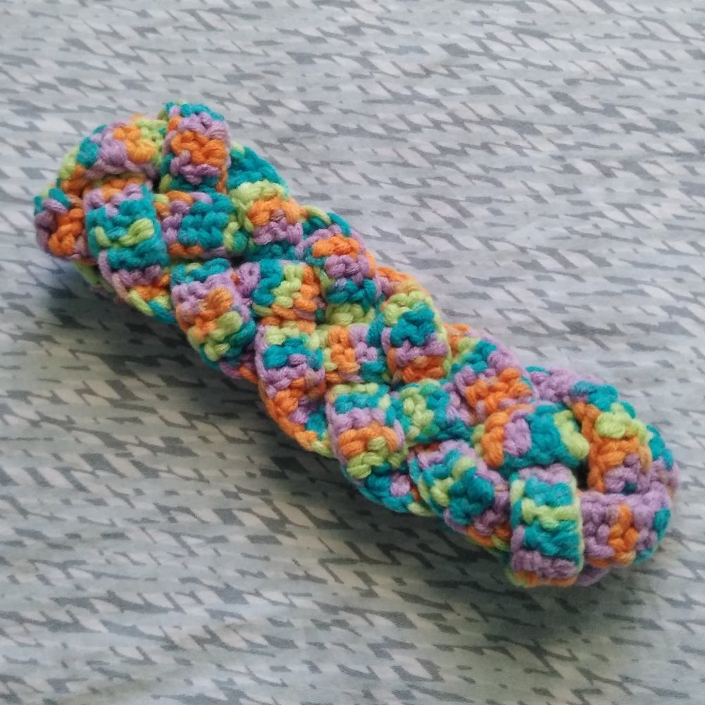 Handmade Crochet Colorful Braided Headband for Girls